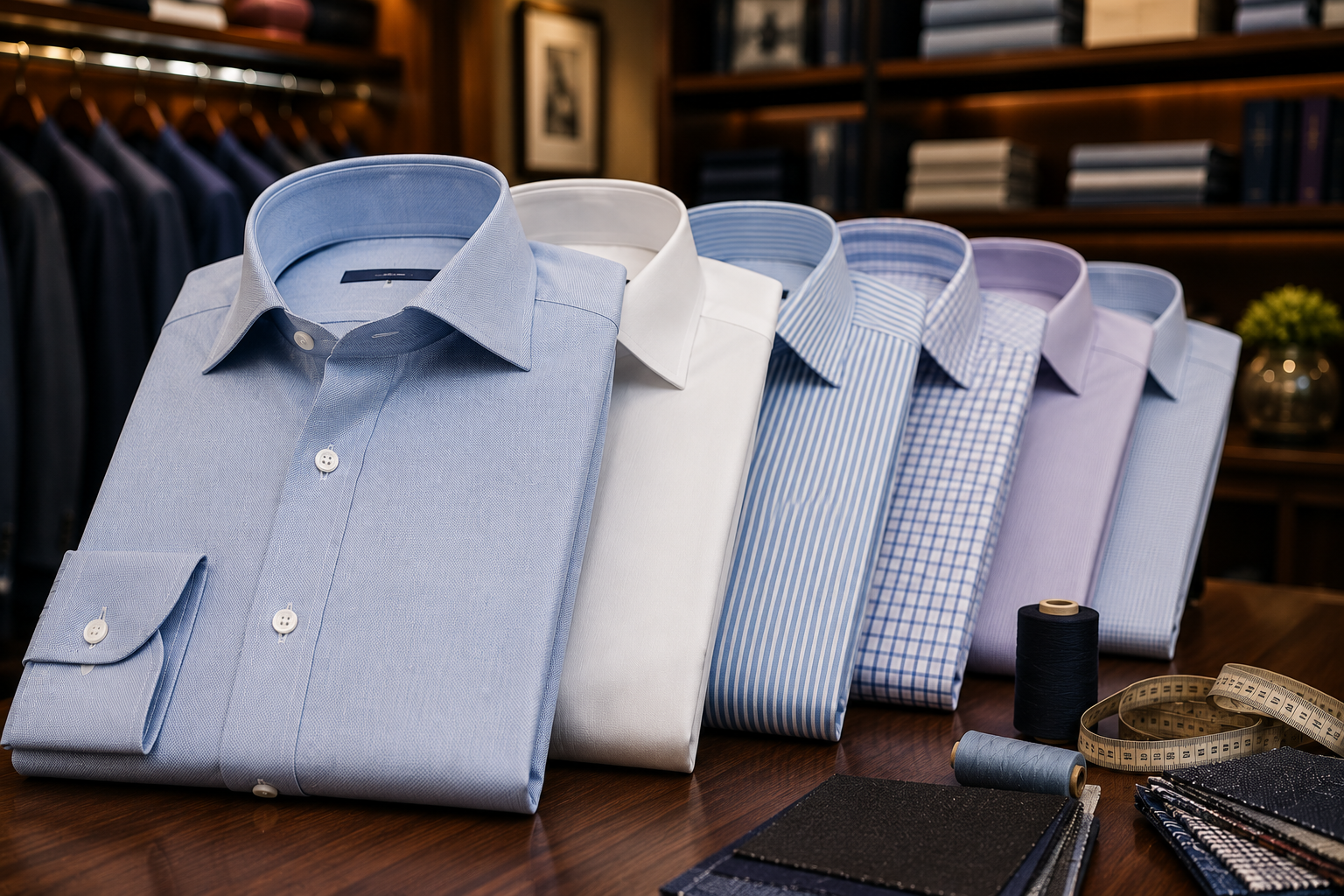 Premium custom shirts tailored in West Chester