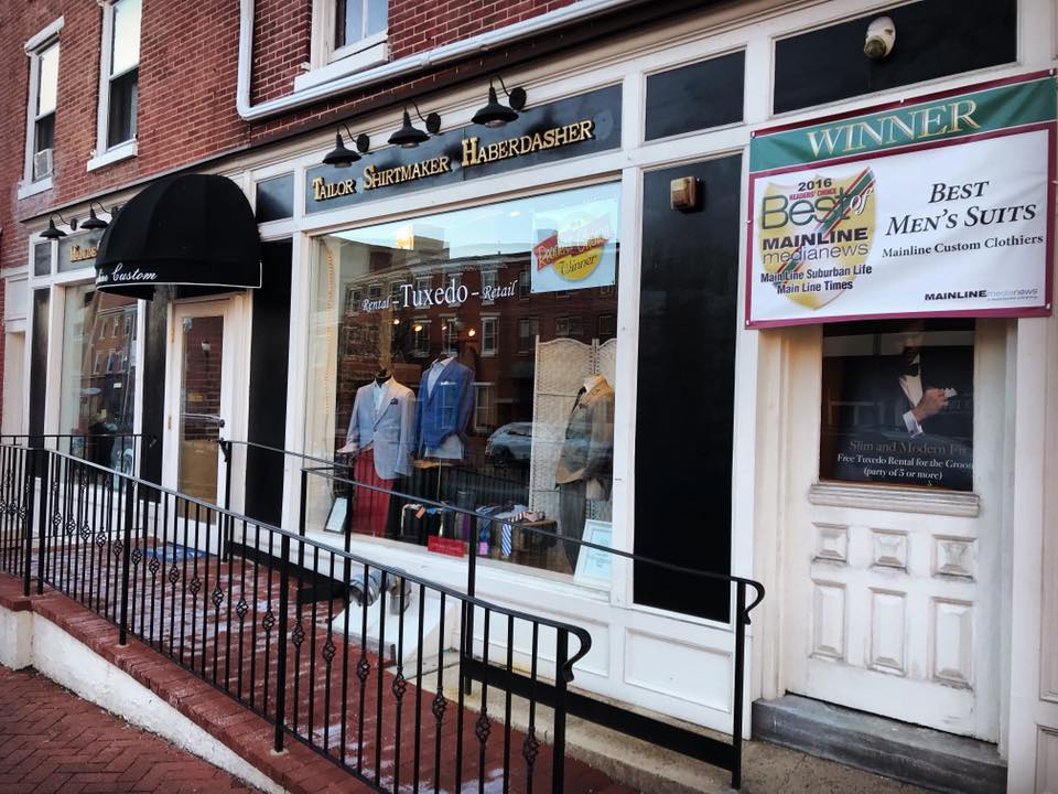 Mainline Custom Clothiers custom suits and formal wear in West Chester Pennsylvania